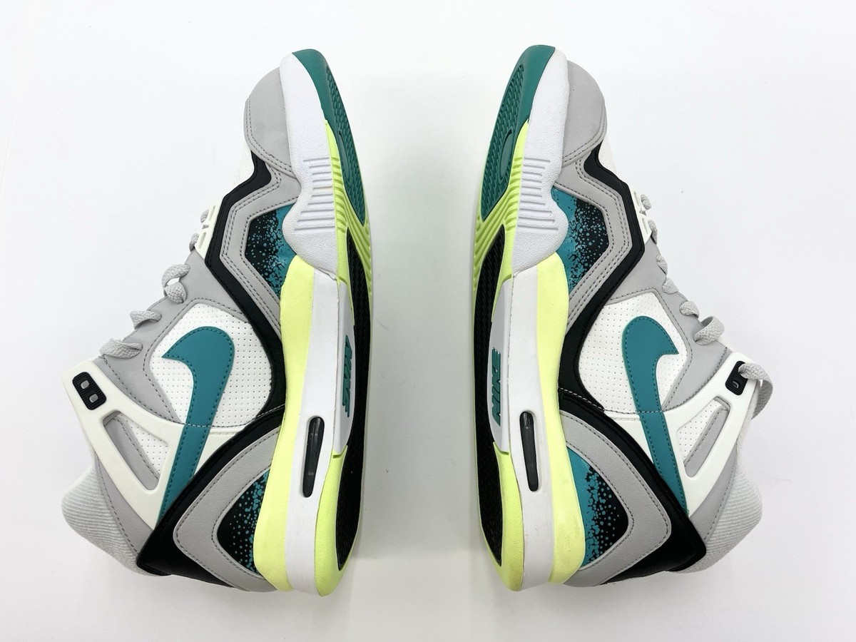 2013 Nike Air Tech Challenge II White turbo Green Sz 9.5 Men Shoes