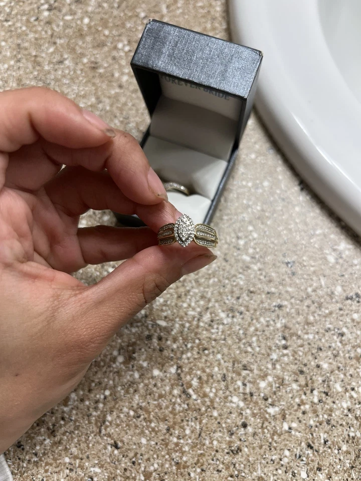 2 Piece Engagement Ring Set - Image 2 of 4