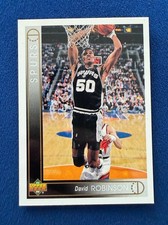 1993-94 Upper Deck #50 David Robinson San Antonio Spurs HOF