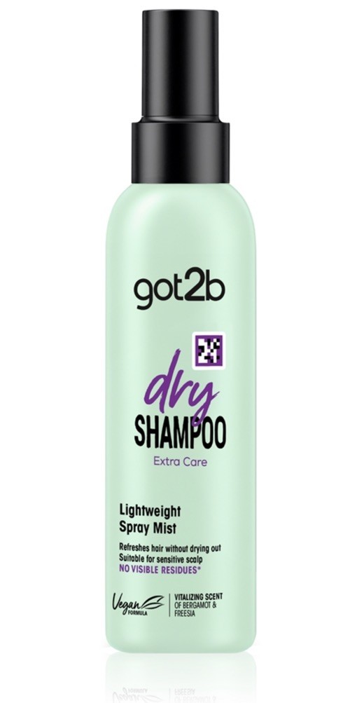 Shampooing sec got2b extra care lot de 2 pour espacer les lavages des cheveux