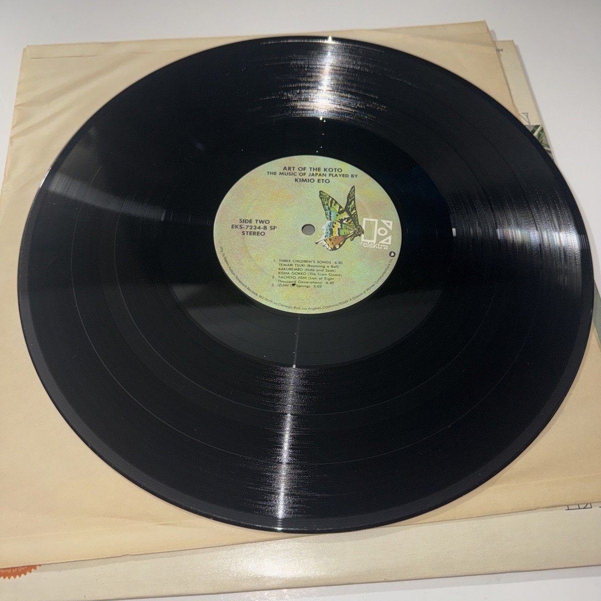 Art Of The Koto The Music Of Japan By Kimio Eto Vinyl Record Eks