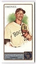 2011 Topps Allen & Ginter #105 Ubaldo Jimenez Mini A & G Back