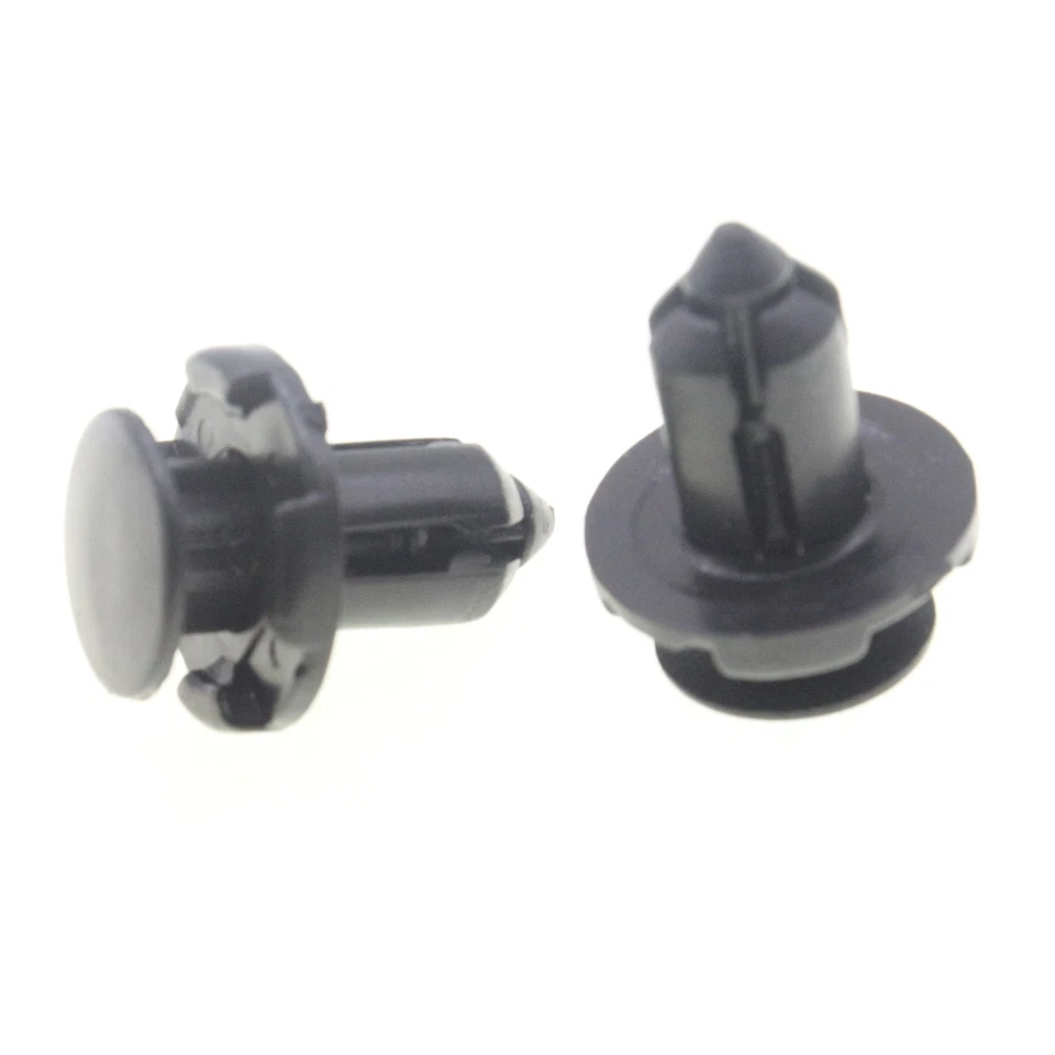 Retenedor de cubierta de parachoques de 100 piezas clip de empuje para Mitsubishi Chrysler Dodge MR200300 Foto 3 de 4