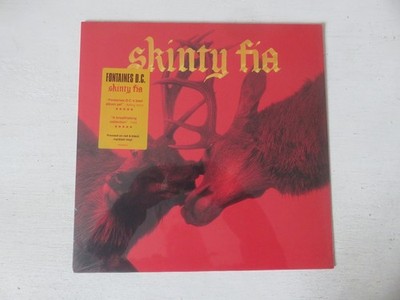 FONTAINES D.C. Skinty Fia ROUGH TRADE EXCLUSIVE RED & BLACK VINYL LP PTKF3012-3