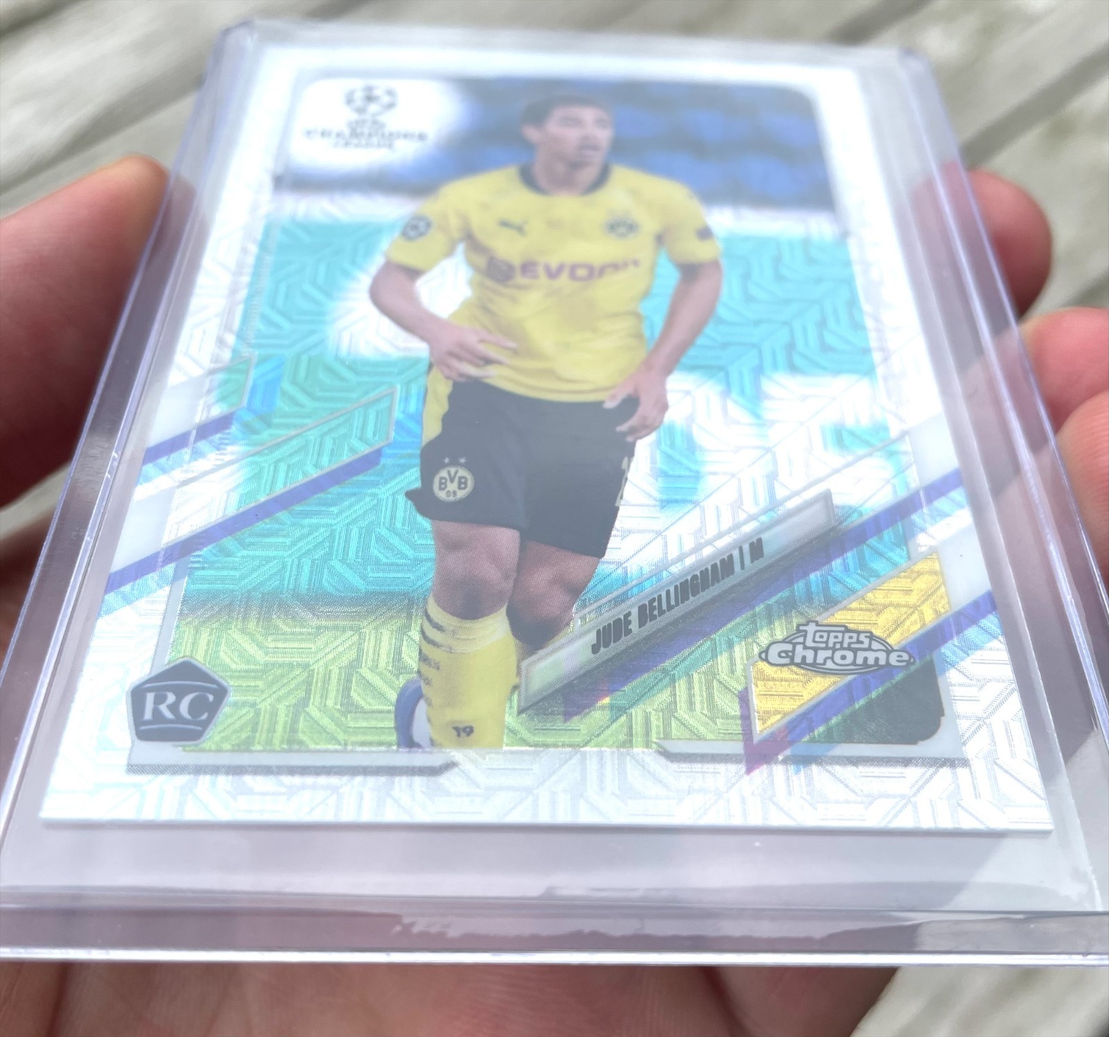 Topps 2020-21 Chrome Mojo UEFA Champions League Jude Bellingham RC #68  Japan view 8