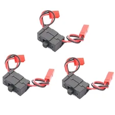 3 PCS On/Off Power Switch for HSP HPI Wltoys Redcat 1/10 1/8 RC Car Truck