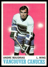 1970-71 O-Pee-Chee Andre Boudrias Vancouver Canucks #121