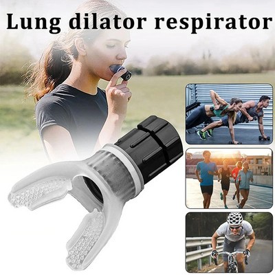 Breathing Trainer Lung Exerciser Adjustable Respiratory Fitness Deep Breath