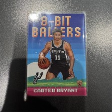 Topps 8-Bit Ballers Carter Bryant Rookie Insert #8B-40 Spurs 2025-26 Basketball