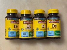 4x Nature Made Vitamin D3 2000IU 90 Softgels 3 5000IU 180 Softgels 1