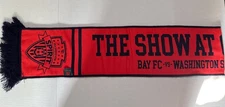 Commemorative NWSL BAY FC Scarf - The Show at Oracle Park - Rare