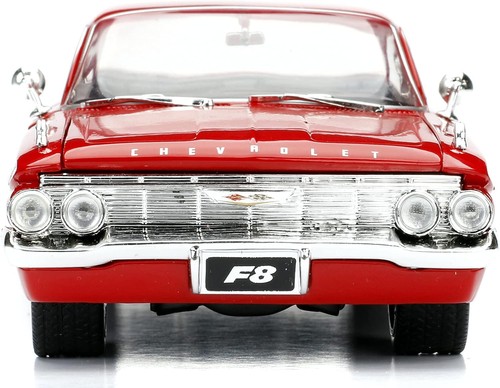 Jada Toys Fast & Furious 8 1:24 Diecast - Dom's Chevy Impala Vehicle , Red - Picture 2 of 10
