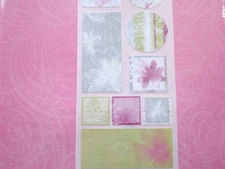 Creative Memories BLOOMS 12pc 2-Sided Paper Pack + Stickers KIT Scrapbook