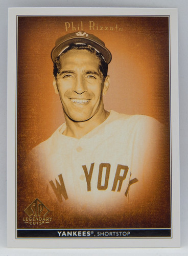 2002 SP Legendary Cuts Phil Rizzuto #60 card