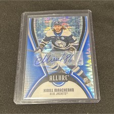 Upper Deck 2025-26 Allure Kirill Marchenko Blue Line Auto /35 #57 Blue Jackets