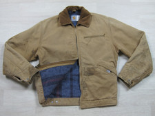 Vintage 90s Carhartt Detroit Jacket Men's 36 Blanket Lined Workwear 6BLJ USA S
