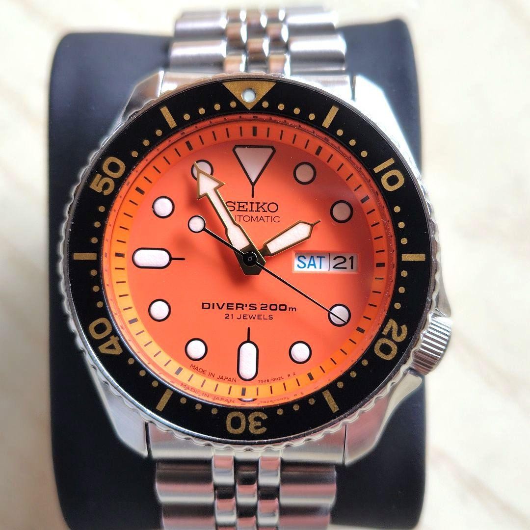 Seiko SKX011J Diver’s Watch 200m Automatic Unisex Japan Made Pre-Owned