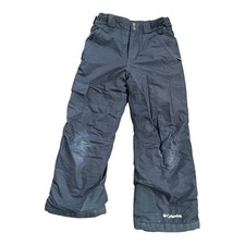 Columbia Kids Black Ski Snow Pants Omni Heat Waterproof Insulated Siz S Small
