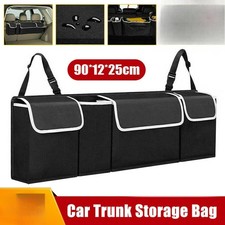 Large Car Boot Organiser Back Seat Hanger Tidy Storage Bag Pocket Hanging Pouch