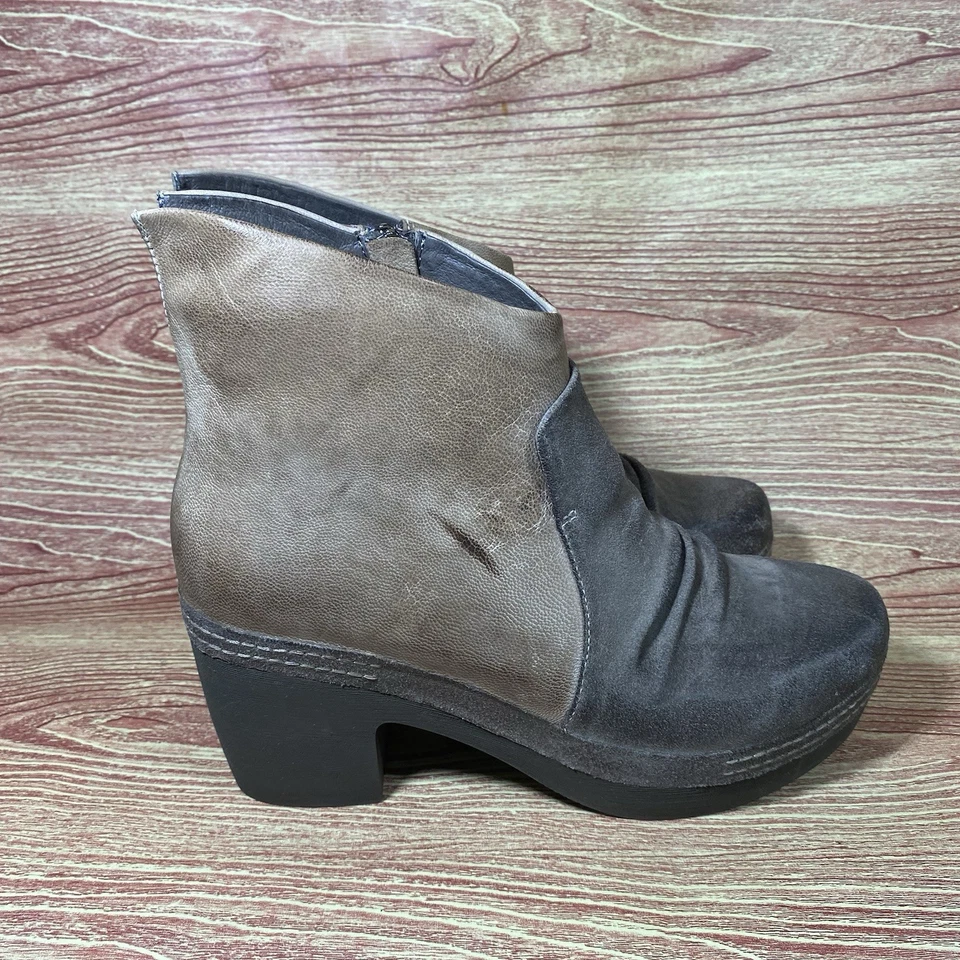 Botines Antelope Tuva de cuero gris 39 Foto 4 de 4