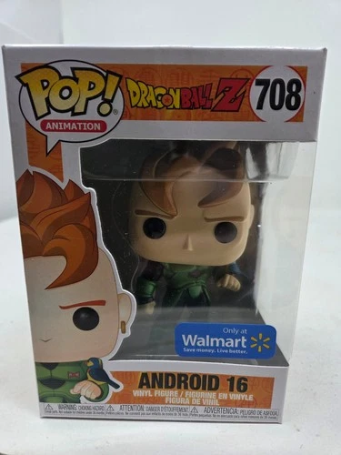 Funko Pop! Vinyl: Dragon Ball - Android 16 (Metallic) - Walmart (Exclusive) #708