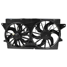 Radiator Dual Cooling Fan Assembly w/ Motor for 99-03 Ford Windstar