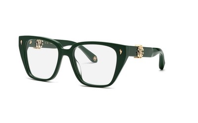 Roberto Cavalli VRC046 Eyeglasses Eye Glasses 0D80 Green Authentic New 53mm Unis