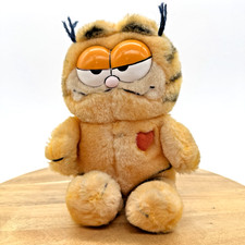 Vintage 1981 Garfield Cat Plush United Feature Fun Farm Stuffed Animal Toy