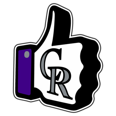 Colorado Rockies Thumbs Up Logo #19 Baseball Fan Sticker Waterproof Vinyl Decal