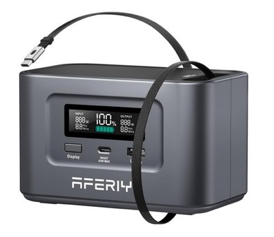 AFERIY 100W Powerstation 99.2Wh Powerbank LiFePO4 Mini Solargenerator Outdoor