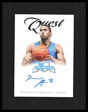 2012-13 Maurice Harkless Rookie Auto Panini Crusade Quest #63 Orlando Magic