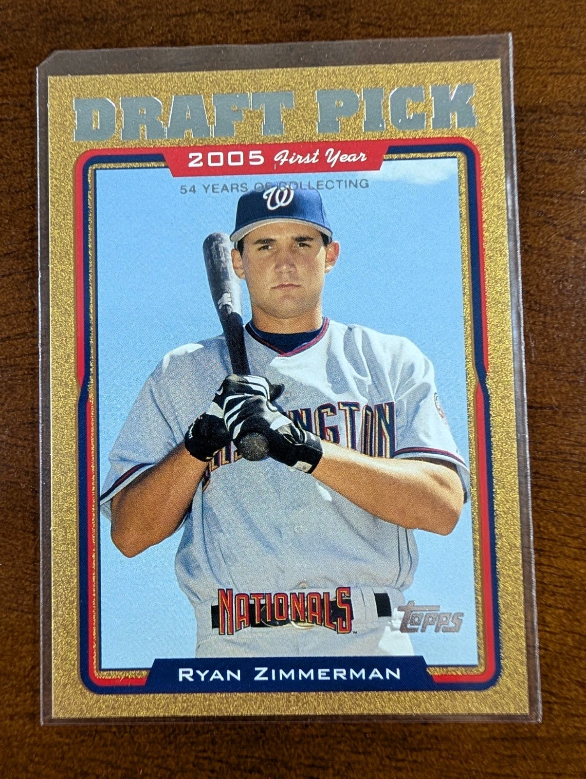2005 Topps Updates & Highlights Ryan Zimmerman Gold /2005 RC 🔥 #UH323