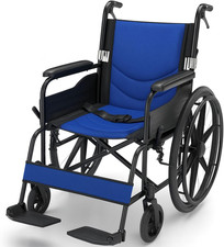 Vive Ultra Lightweight Wheelchair for Adults - Foldable Collapsible Wheel Chai