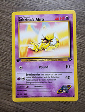 Pokemon TCG Sabrina's Abra 93/132 Gym Challenge 1st Ed English 2000 on eBay