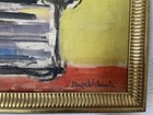 Mid Century Modernist Manfred Schwartz Original Oil Painting Cat’s Cradle 200 — photo 4