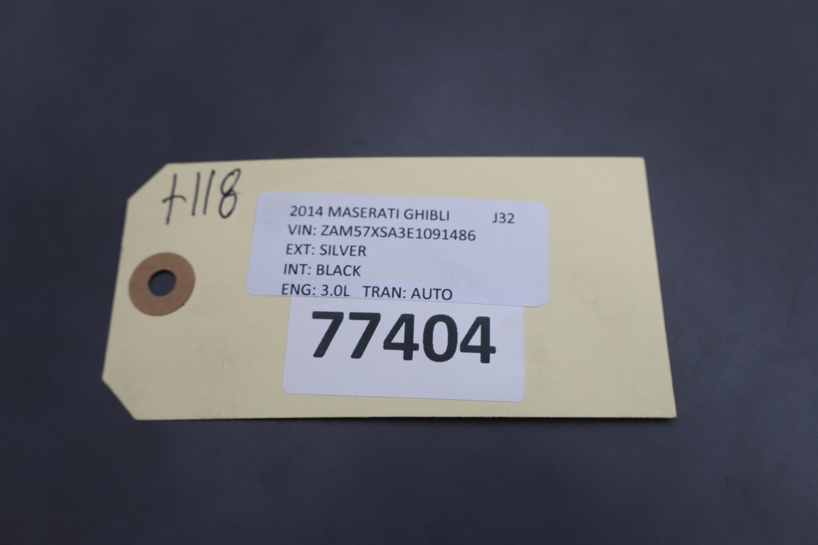 14-20 Maserati Ghibli Rear Right Side Bumper Valance Lower Cover Panel Trim Oem