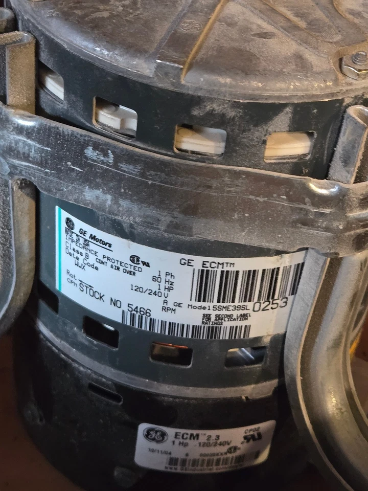 Usado - Motor GE ECM 5SME39SL 0253 Foto 2 de 2