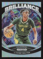 2024 Panini Prizm Draft Picks Ja'Kobe Walter Brilliance Prizms Silver #7 Card