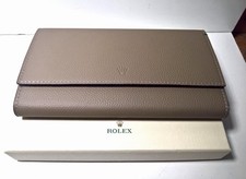 PORTA OROLOGI ROLEX - PELLE MARRONE - 3 POSTI
