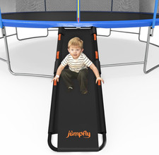 Jumpfly Trampoline Slide Ladder Universal Trampoline Ladder with Handles Strong