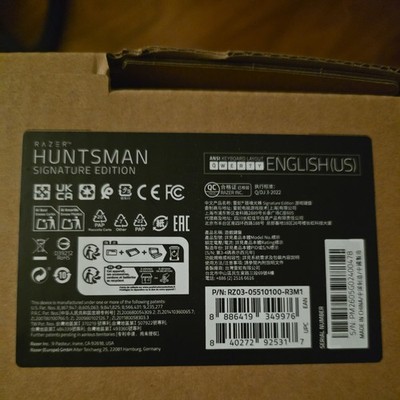 Razer Huntsman Signature Edition Keyboard Limited | eBay