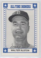 1980 TCMA All Time Brooklyn/Los Angeles Dodgers Blue Back Walter Alston HOF te2