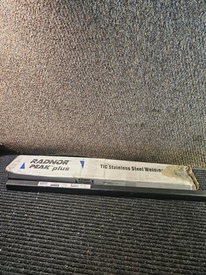 (QTY 2) Radnor Peak Plus RAD64007757 Stainless TIG Rods ER316/316L 3/32''X36''10LB