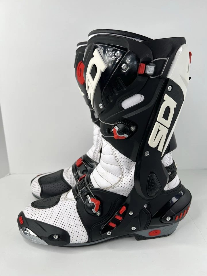 Botas de motocicleta Sidi Vortice Air bicicleta de calle carreras blancas para hombre 11 EE. UU. / 45 UE Foto 2 de 4