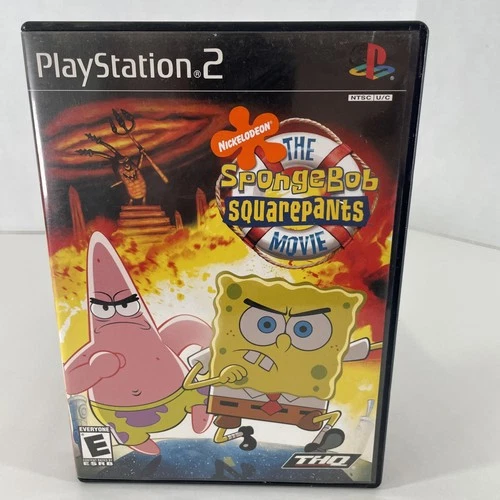 SpongeBob SquarePants Movie (Sony PlayStation 2, 2004) Not Tested
