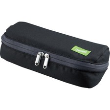 Shellbro Pen Case Black x Orange FVBF1901 Stationery Pouch Zipper Bag Tool