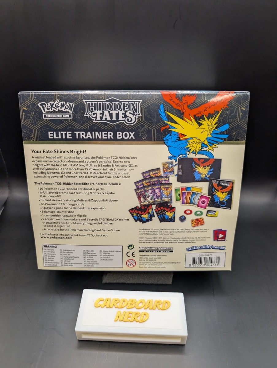 2019 hidden fates booster box Acrylic Storage and Display Case