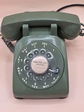 Vintage Western Electric Model 500 Rotary Dial Phone Olive Green   UsedFilm Prop