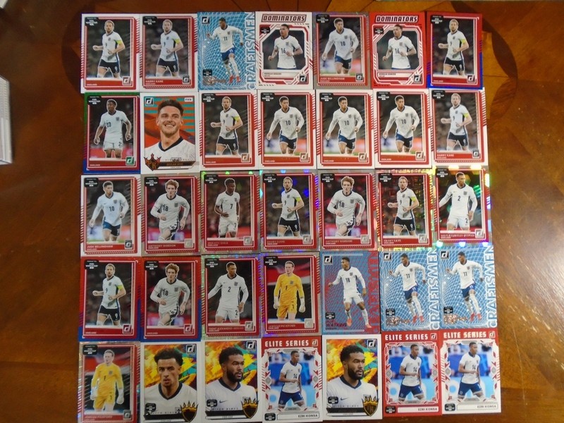 56 Card Lot of England (World Cup) (Kane, Bellingham)