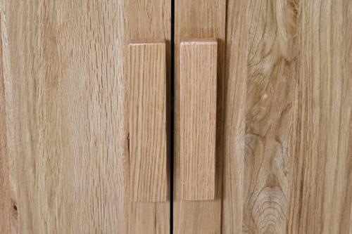 Wooden Door Cabinet Handles Made From 100% Solid Oak - Picture 3 of 5
